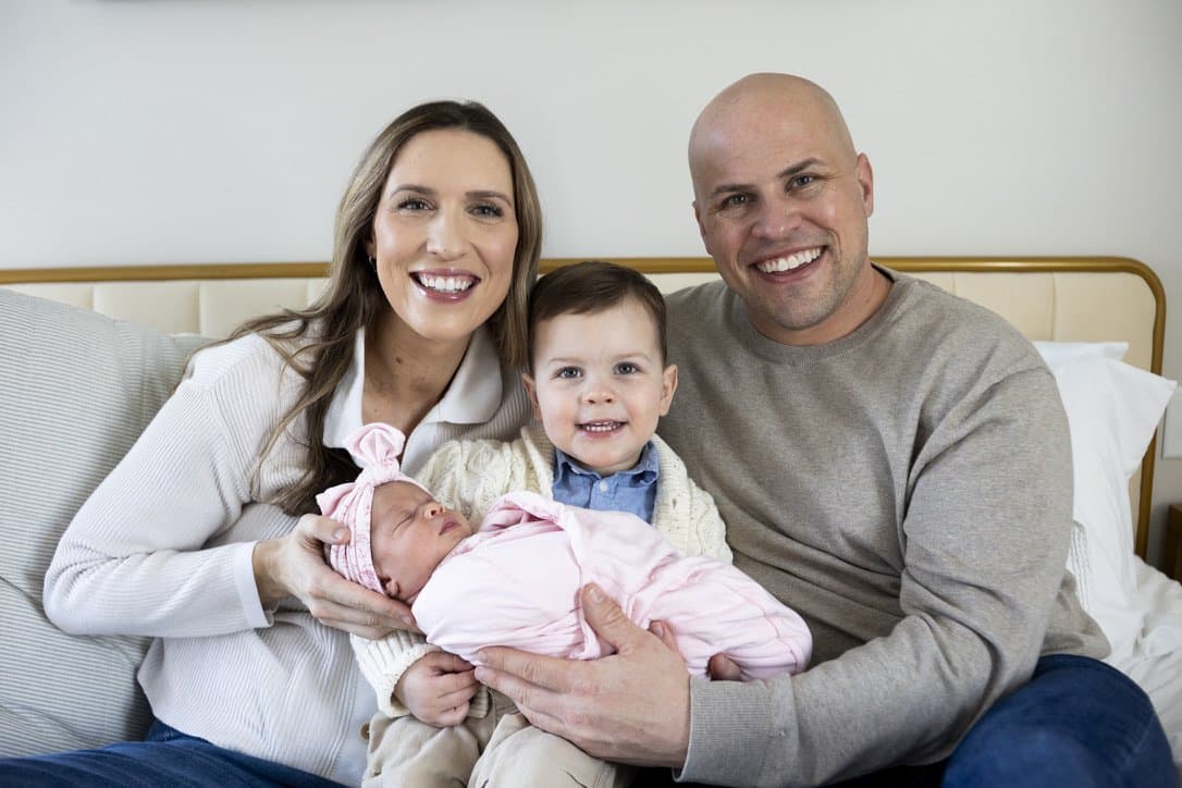 Preston and Kate Oglesbee with their two kids